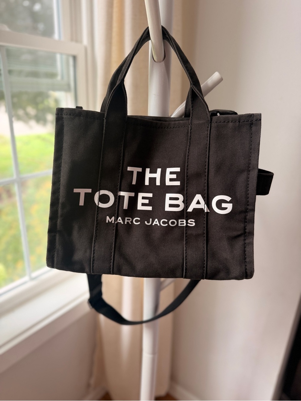 Marc Jacobs Black Canvas The Tote Bag
